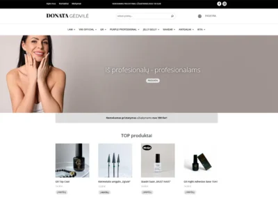 Donatos Gėdvilės priemonės manikiūrui