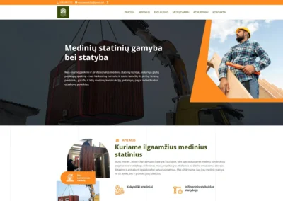 „Wood Chip“ mediniai statiniai